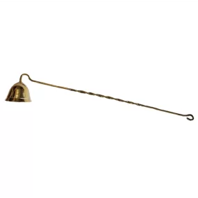 10" Solid Brass Twist Candle Snuffer