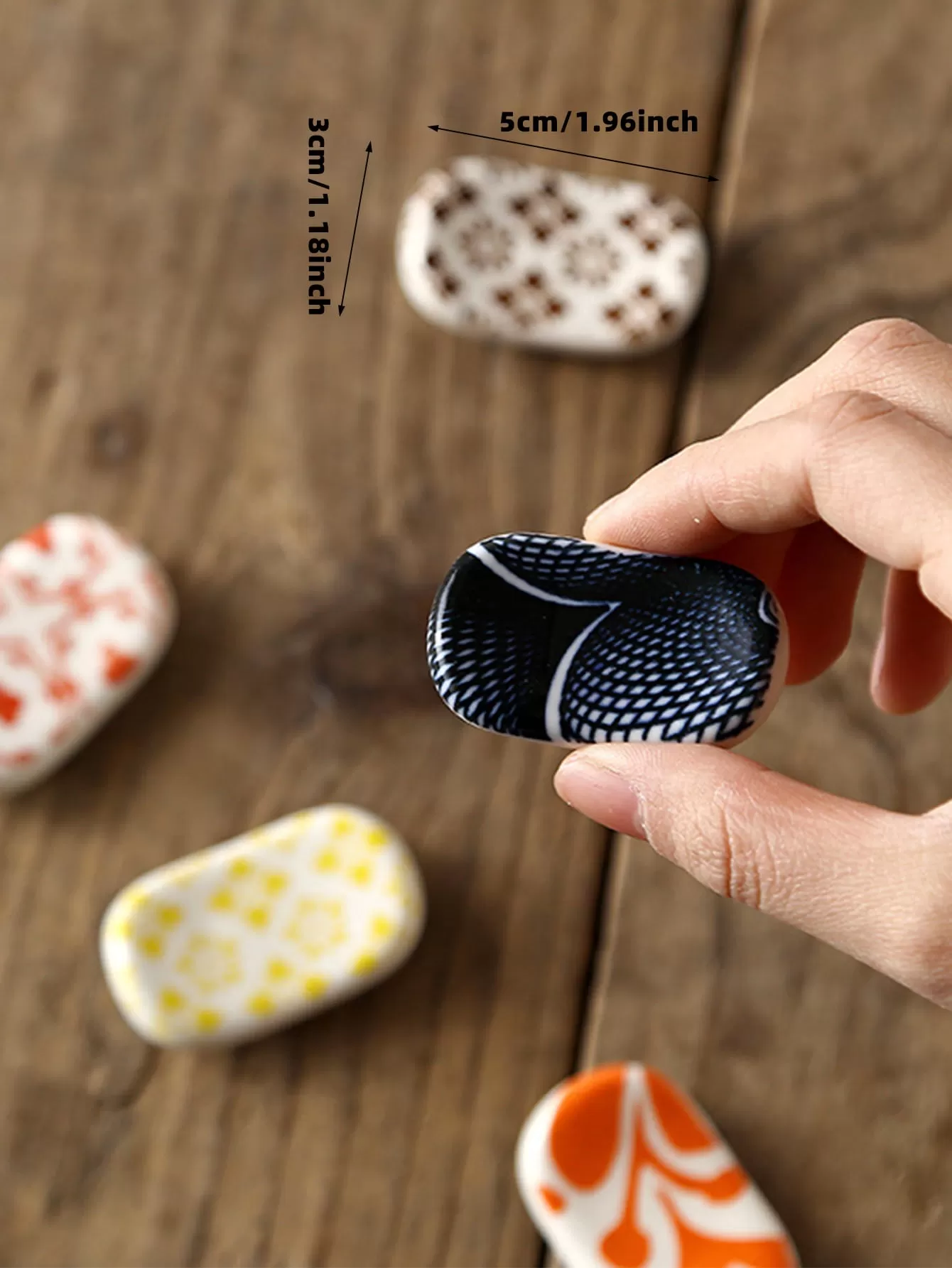 1pc Graphic Print Chopstick Rest