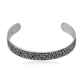 925 Sterling Silver Triquetra Bracelet