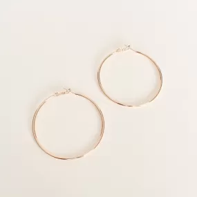 Adorne Hoop Earings - Gold