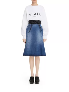 Alaïa logo sweatshirt