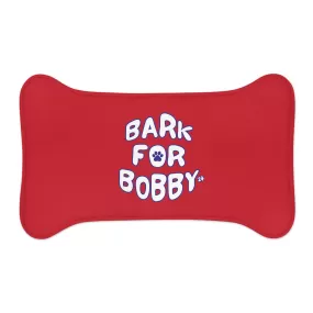 Bark for Bobby Pet Red Feeding Mats