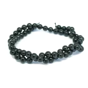 Black Spinel 6mm Round - 15-16 Inch