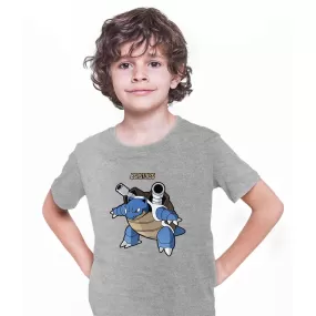 Blastoise Pokemon Go Kids T-Shirt Printed Manga Japan Birthday Gift Boys Top T-shirt for Kids