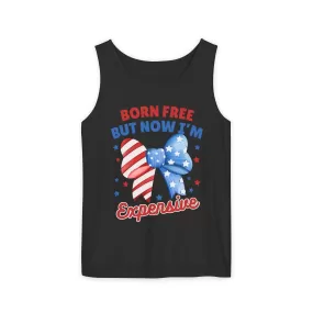 Born Free 4th of July Garment Dyed Tank Top