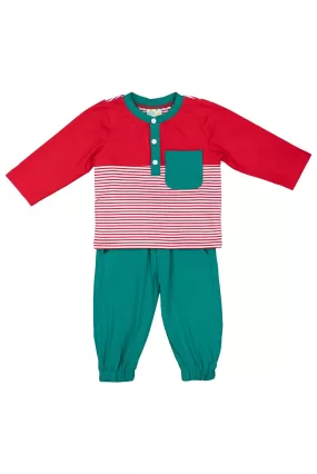 Boys Casual Christmas Jogger Set