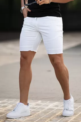 Buy $80 Free Shipping Men's Stretch Denim Short - White