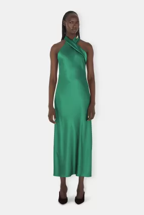 Cropped Pandora Dress - Emerald