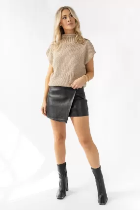 Falling For You Taupe Sweater Vest - Final Sale