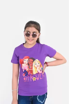 Girl's Short Sleeves Graphics Tee