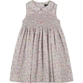 Girls Smocked Dress - Celia