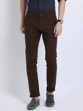 JDC Casual Solid Trouser - Brown