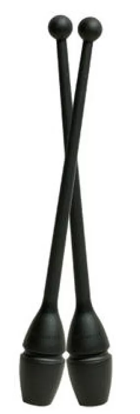 PASTORELLI BLACK Clubs in PLASTIC (41 cm) - FIG approved 00233