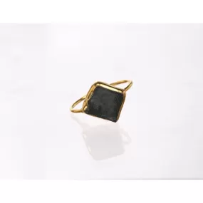 Raw Black Onyx Ring