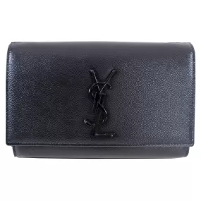 Saint Laurent Small All Black Kate Bag