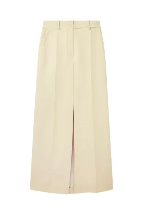 Stella McCartney Split Front Maxi Skirt - Butter