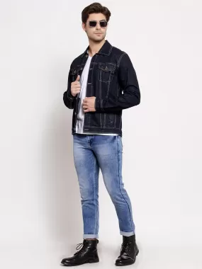 Style Quotient Mens Solid Denim Jackets