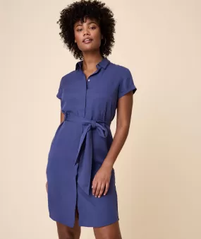 Tencel Twill Short Sleeve Emma Shirt Dress